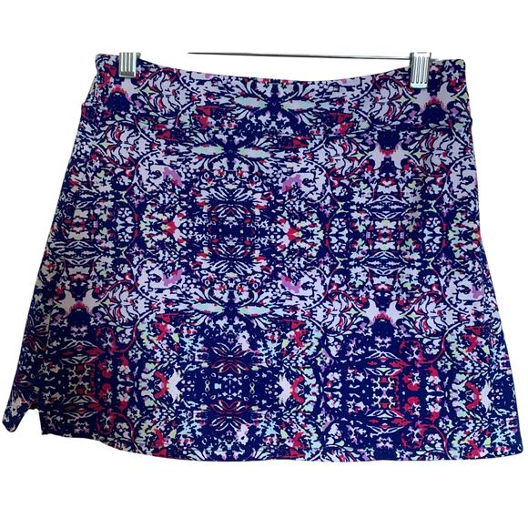 Tranquility by Colorado clothing skort sz large blue & pink - Picture 1 of 5